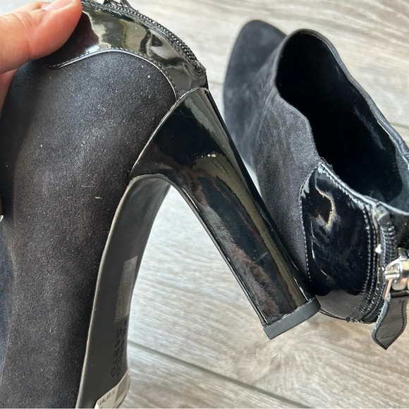 FRANCO SARTO  VELLA Black Leather Ankle Boots - Picture 15 of 15